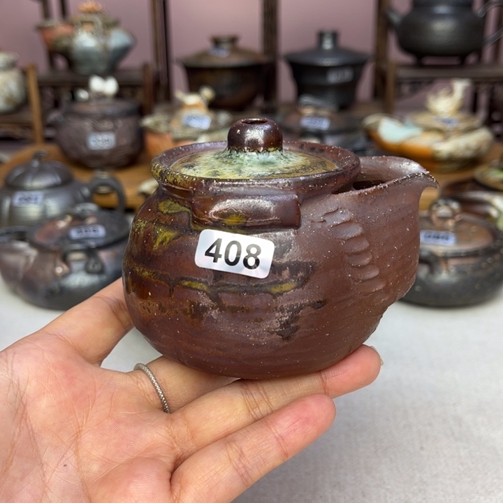 壶裸柴烧陶瓷茶具