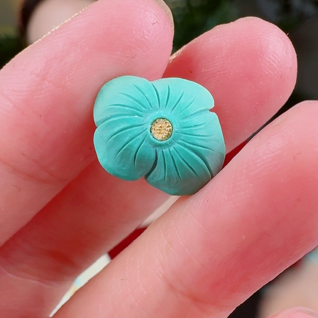 绿松石珠宝奇石未镶嵌