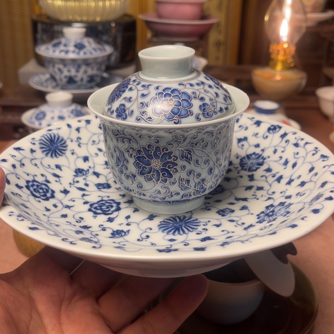 杯大*法星慧陶瓷釉下彩茶具03
