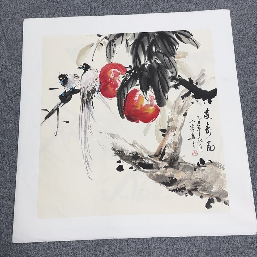 国画50*50纯手绘刘亦凌