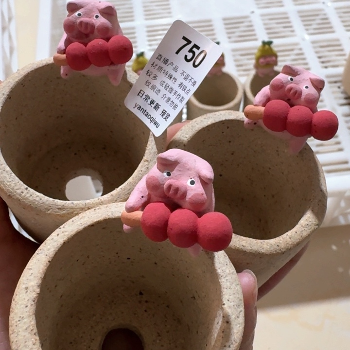 炏陶器物多肉花盆750