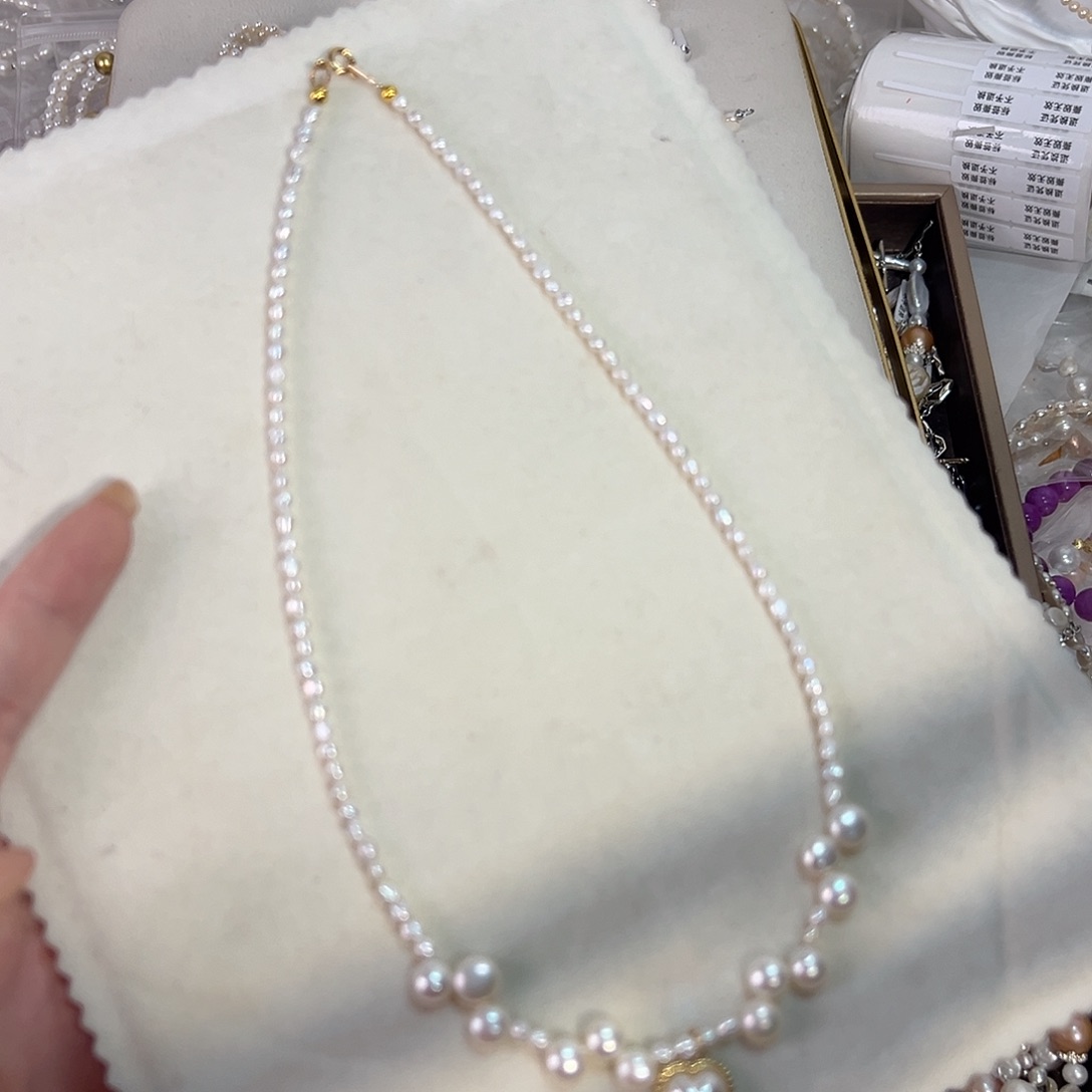 淡水珍珠设计款珠宝银S925镶嵌