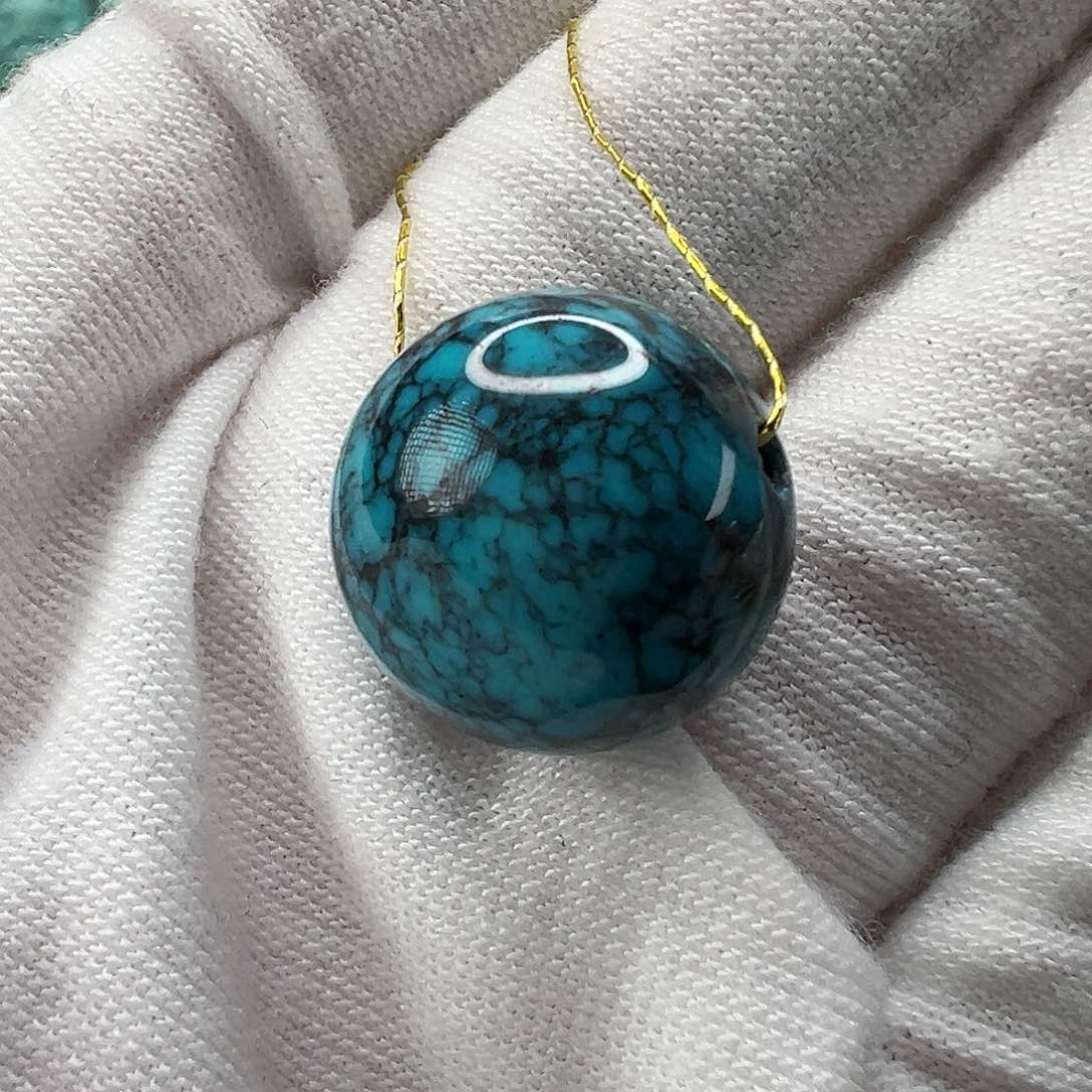 绿松石圆珠未镶嵌