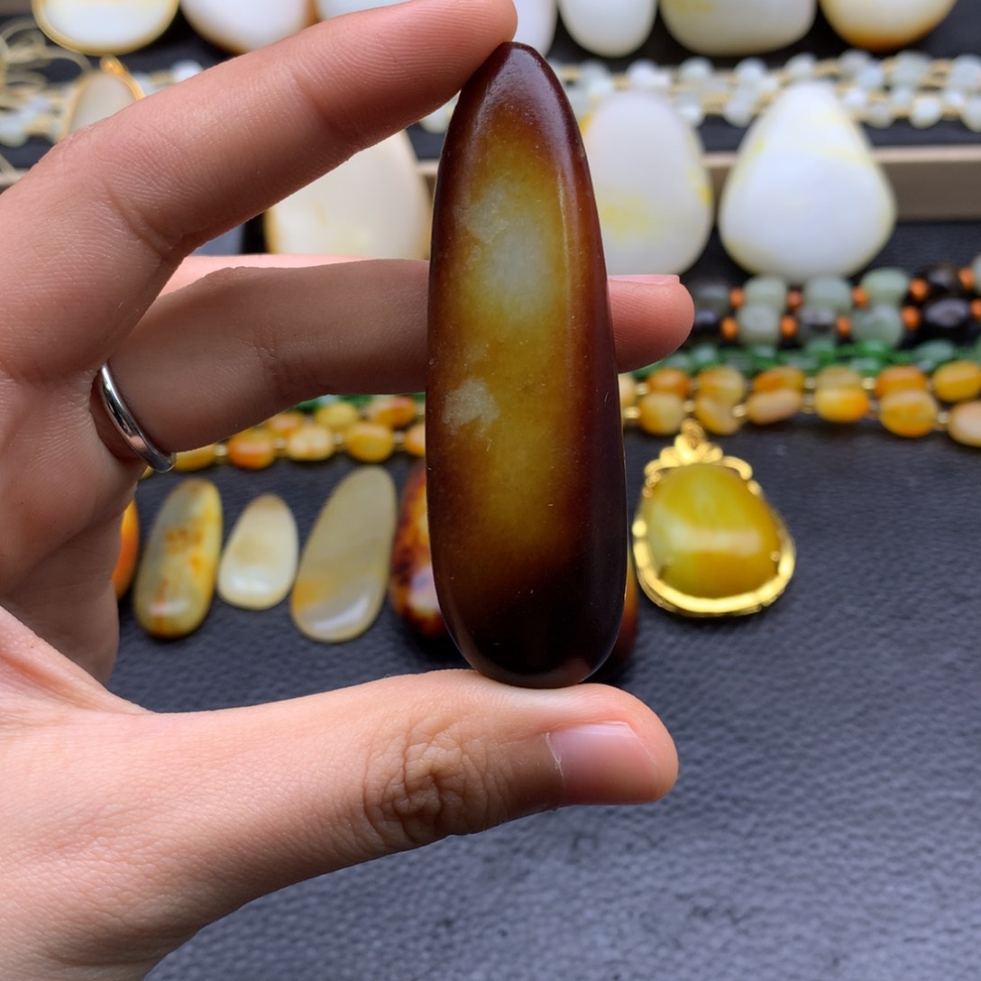 和田玉挂件未镶嵌抖*