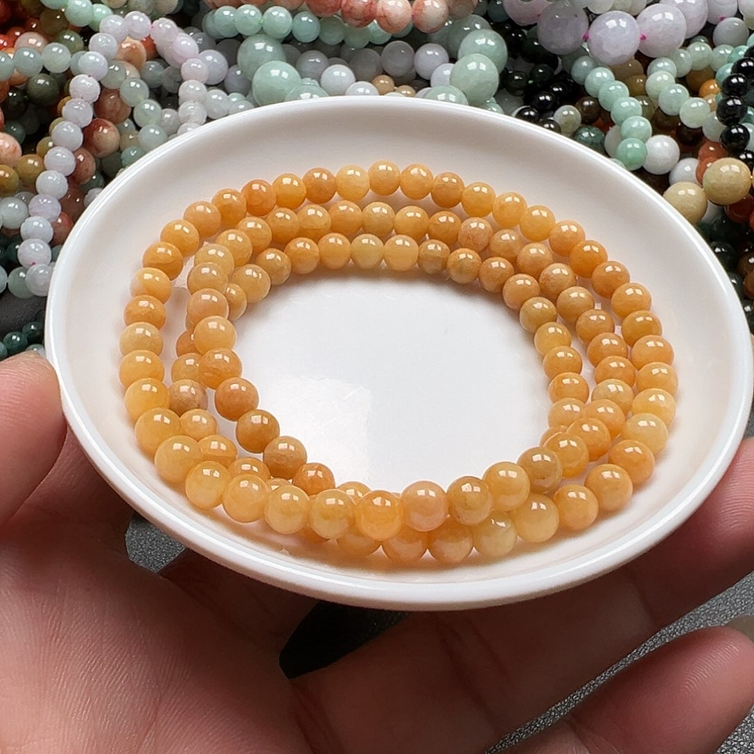 翡翠手链未镶嵌珍*货主老华