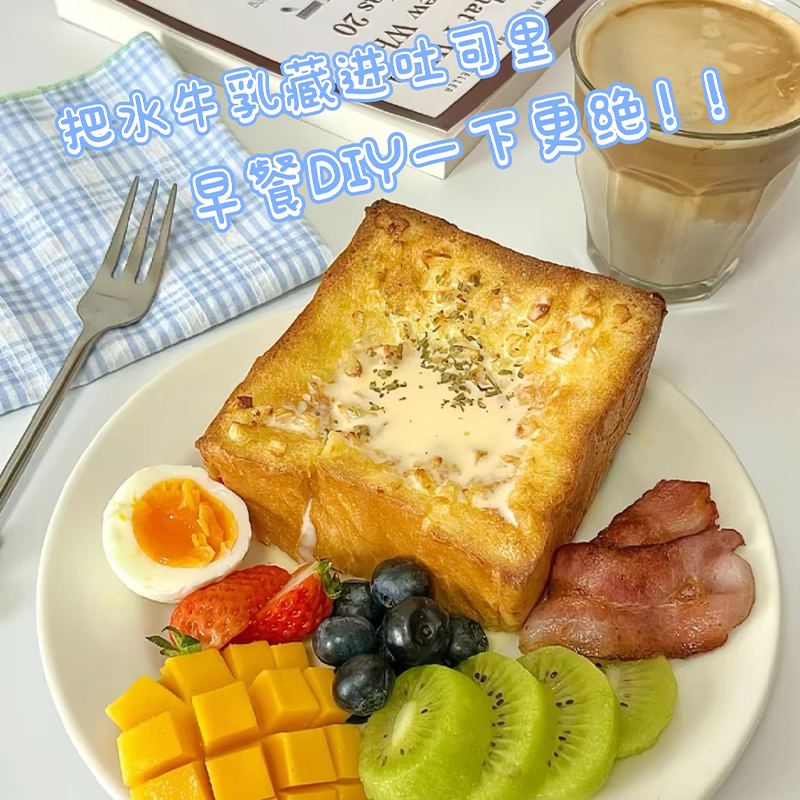 秀峰香水牛奶手工厚切吐司面包整箱5枚装早餐牛乳切片手撕面包商品图