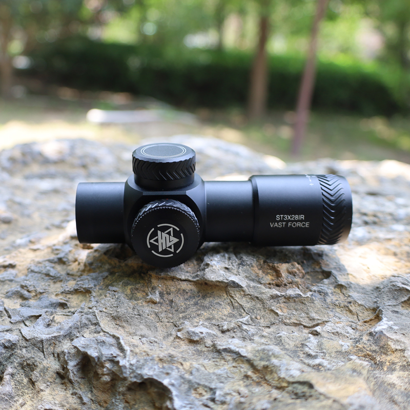 VAST FORCE/瀚滨ST3x28IR短款三倍十字镜高抗震可调单筒望远镜