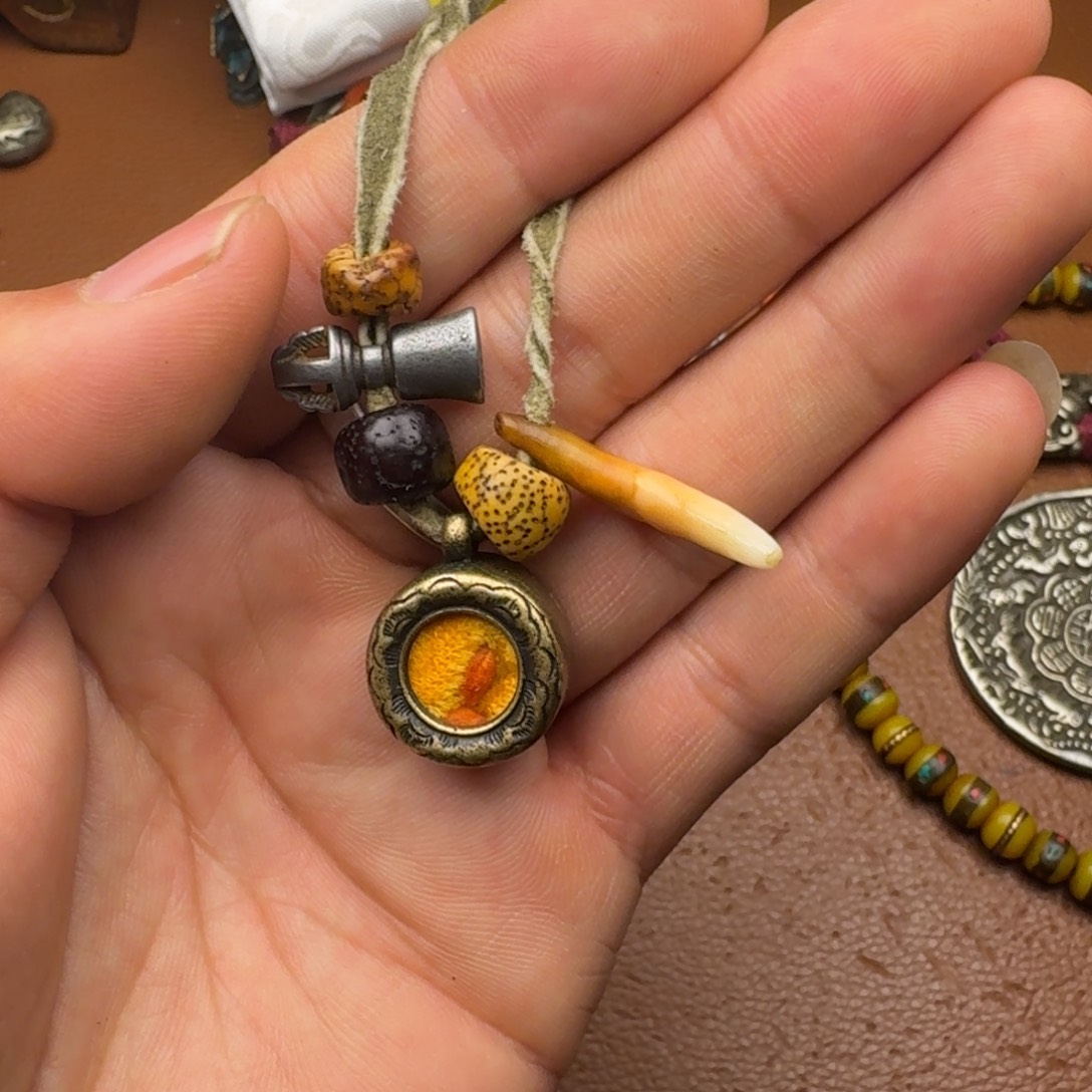 夂*藏式风格九宫八卦牌