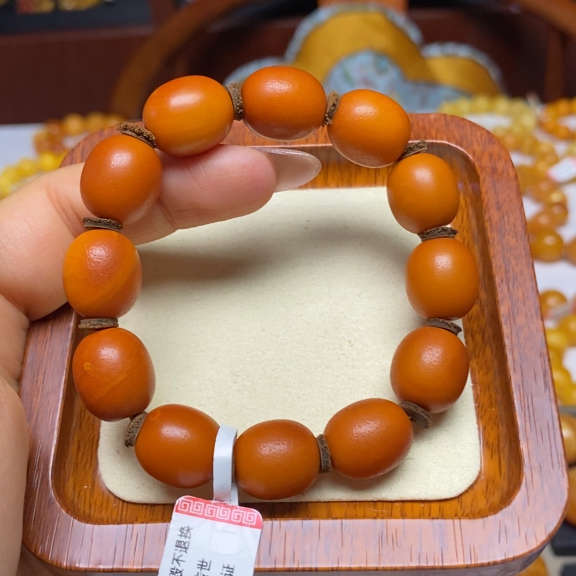 【闪购商品】蜜蜡手链未镶嵌用****2手串