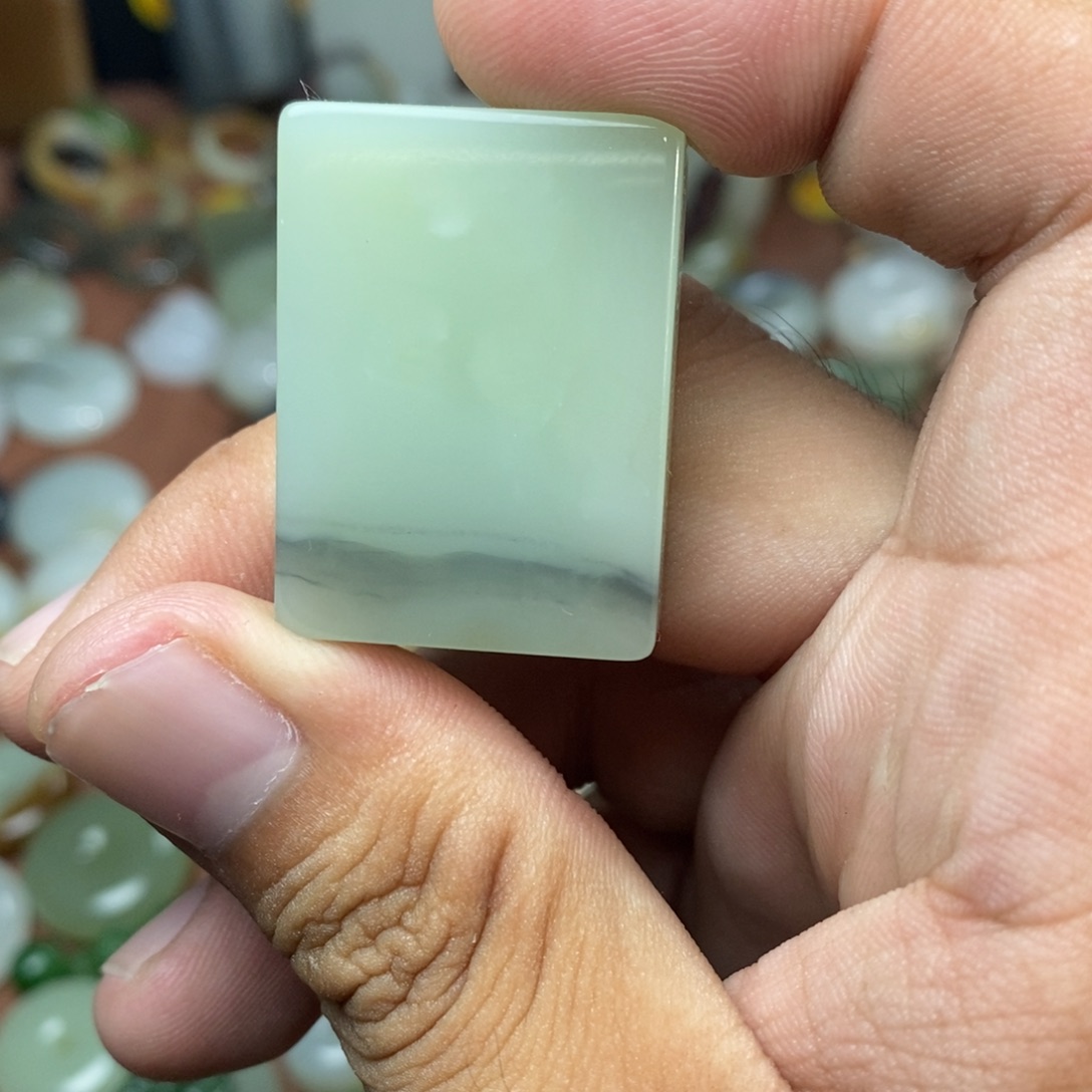 和田玉未镶嵌吊坠(不含链)