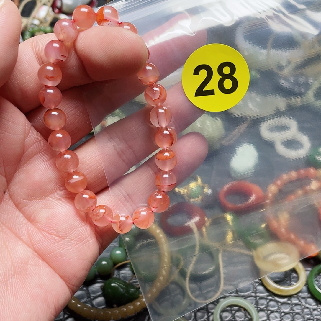 未镶嵌手链南红玛瑙范*米