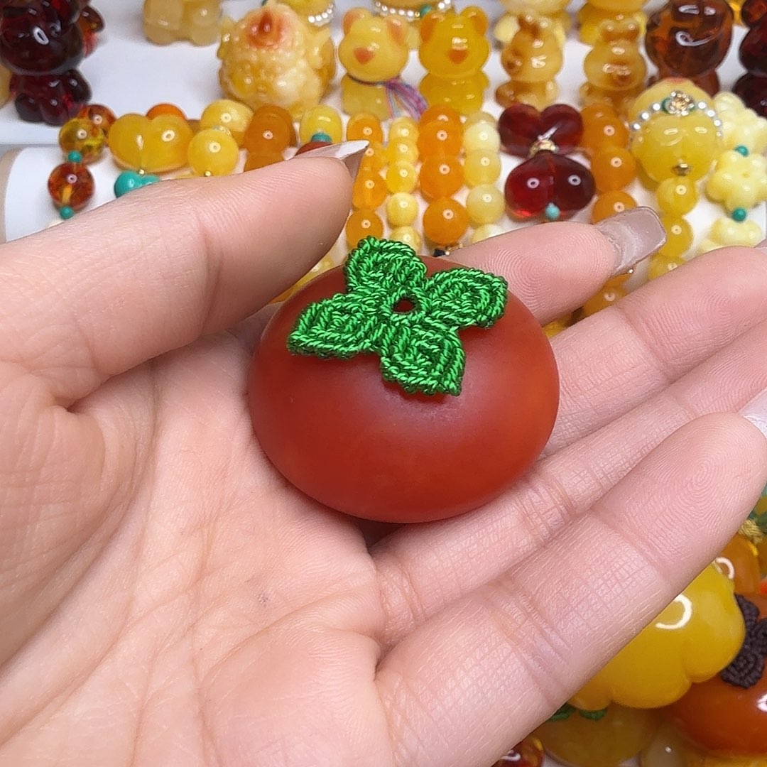 祎***凌非金属老蜡柿子040