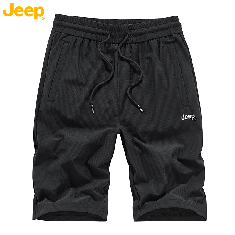 JEEP/吉普夏季男式休闲短裤薄款舒适简约五分裤P75DMWP047