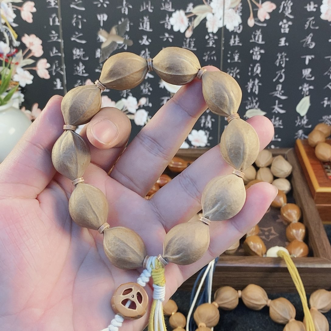 橄榄核手串/手链19×26鲨鱼背
