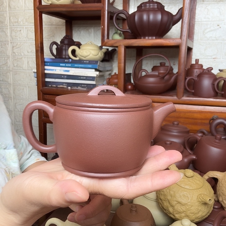 茶壶紫砂汉瓦280cc半手工