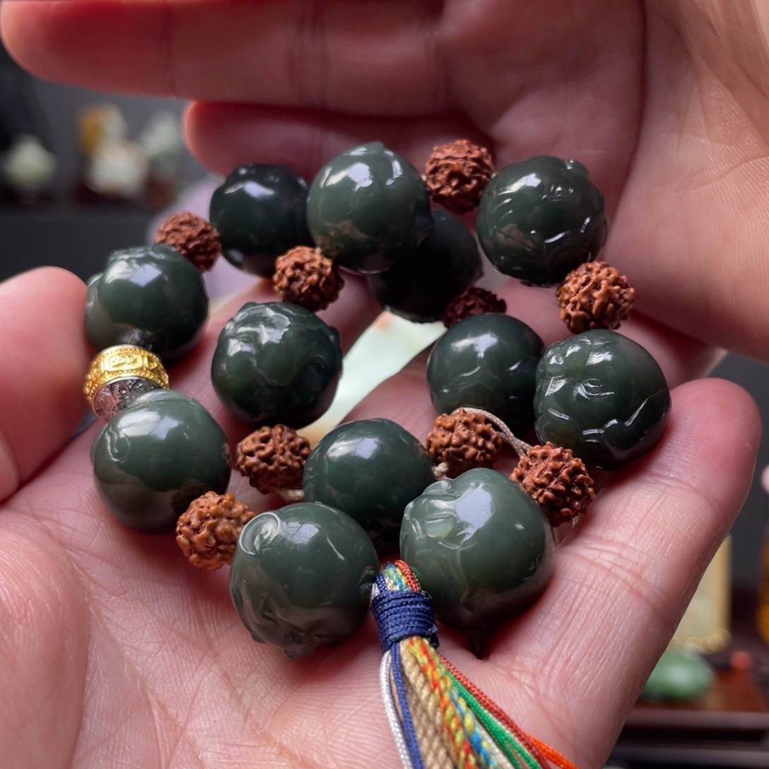 未镶嵌和田玉挂件和田玉手串未镶嵌