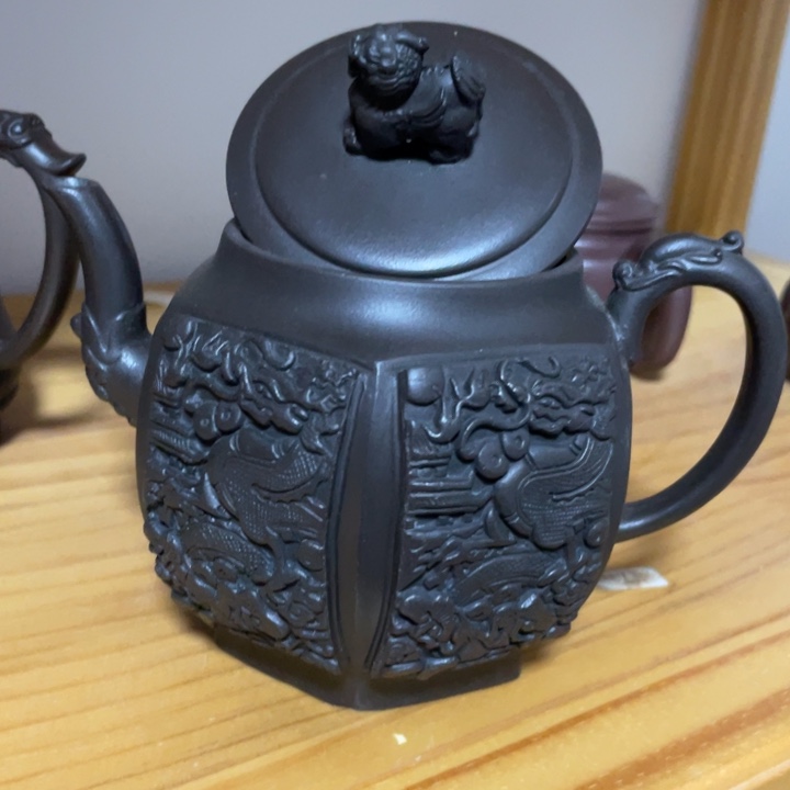 黄***雀茶壶紫砂紫砂艺术学院