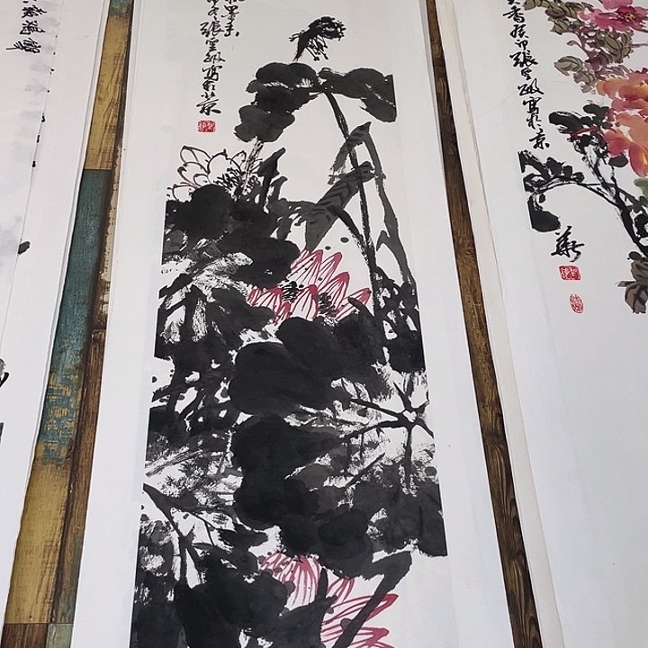 国画张圣敏先生纯手绘作品