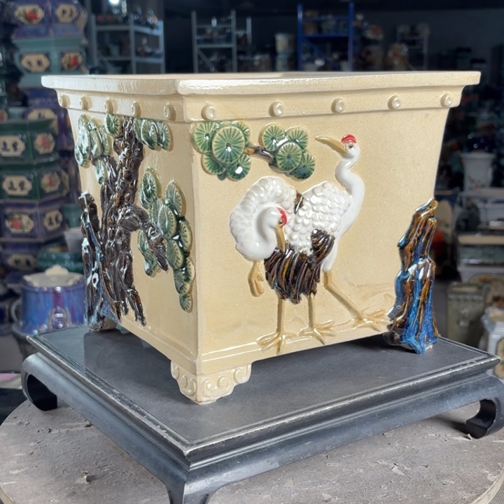 一风堂石湾花盆 内22*20