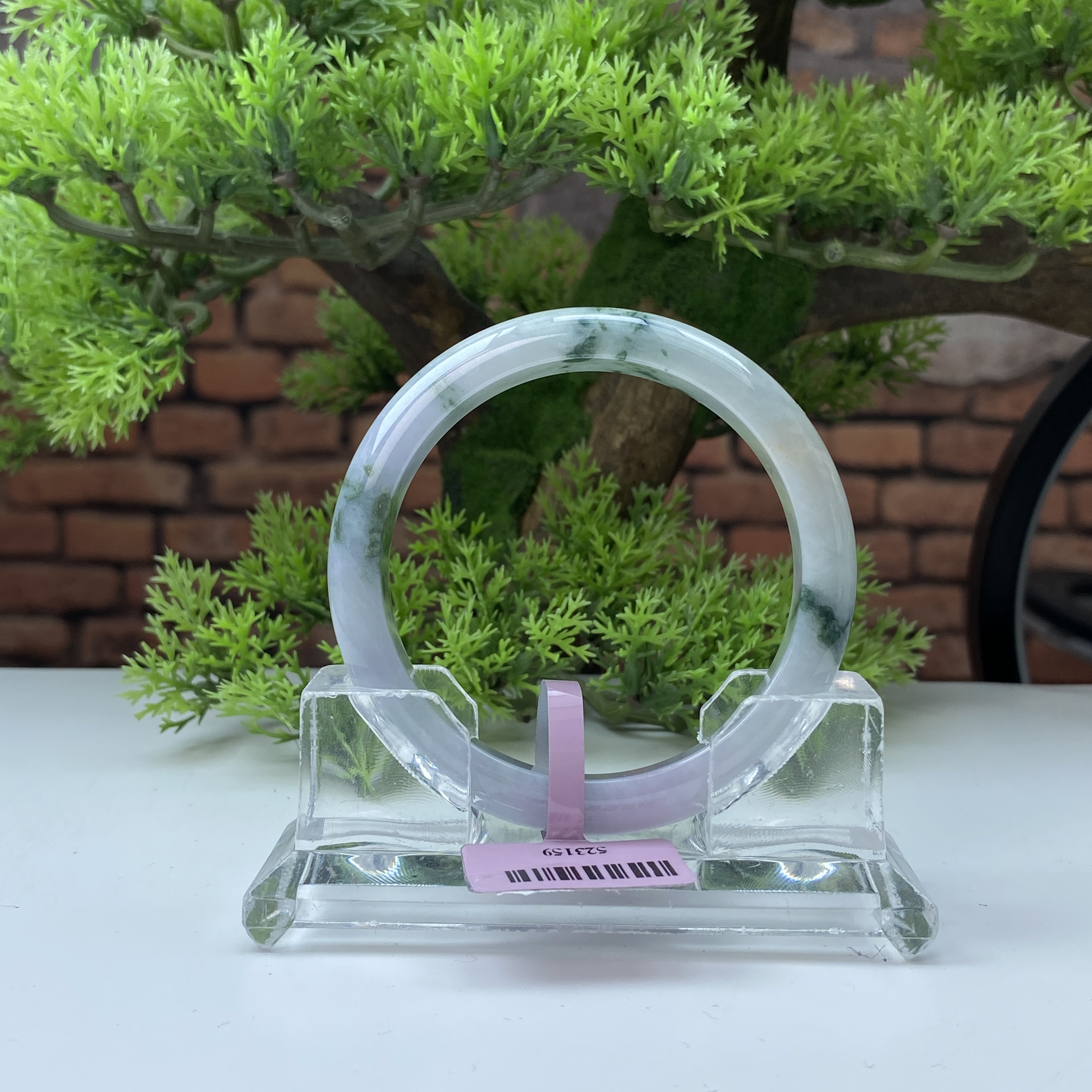 61【刀客砍价王】心心天然缅甸A货翡翠手镯P21