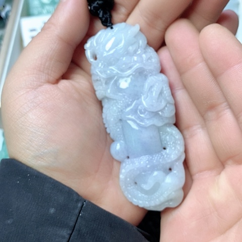 翡翠颈饰未镶嵌天然缅甸翡翠a货