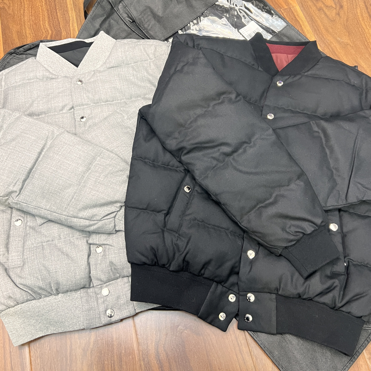 99527 dg新款男士棒球领羽绒服