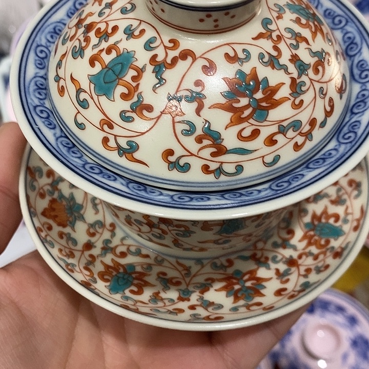 陶摆件景德镇陶瓷主人杯2334