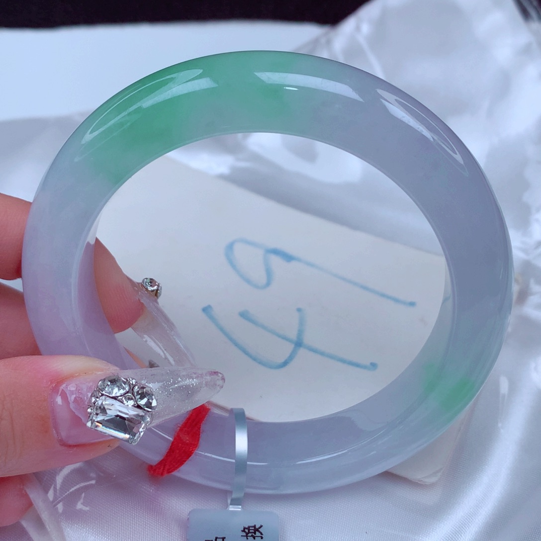 翡翠手镯未镶嵌天然缅甸翡翠A货手镯