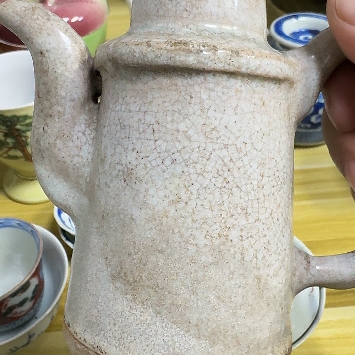 用***4开片小酒壶无盖非完整