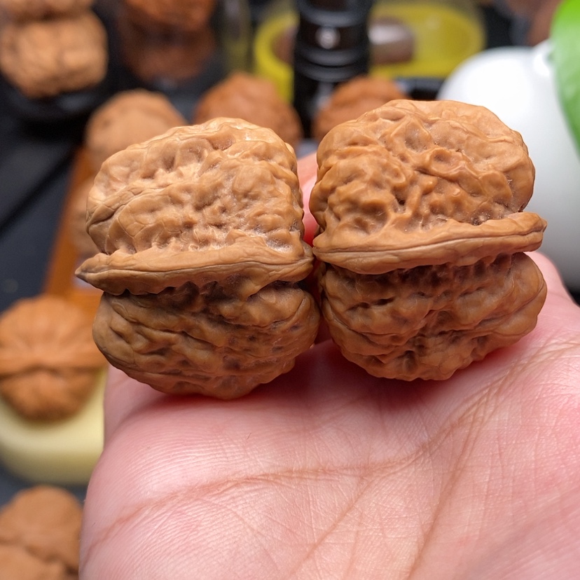 【闪购商品】文玩核桃把件蛤蟆头全品34