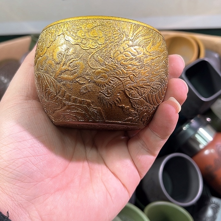 茶杯紫砂全手工紫砂主人杯