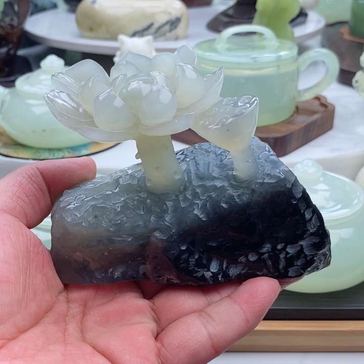 岫玉四大名玉摆件未镶嵌