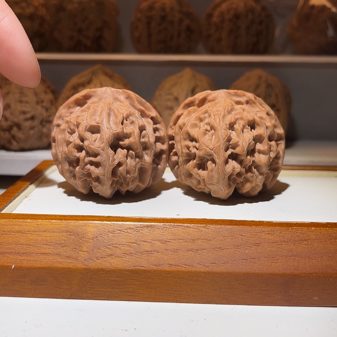 文玩核桃吊坠42全品梅枝纹苹果