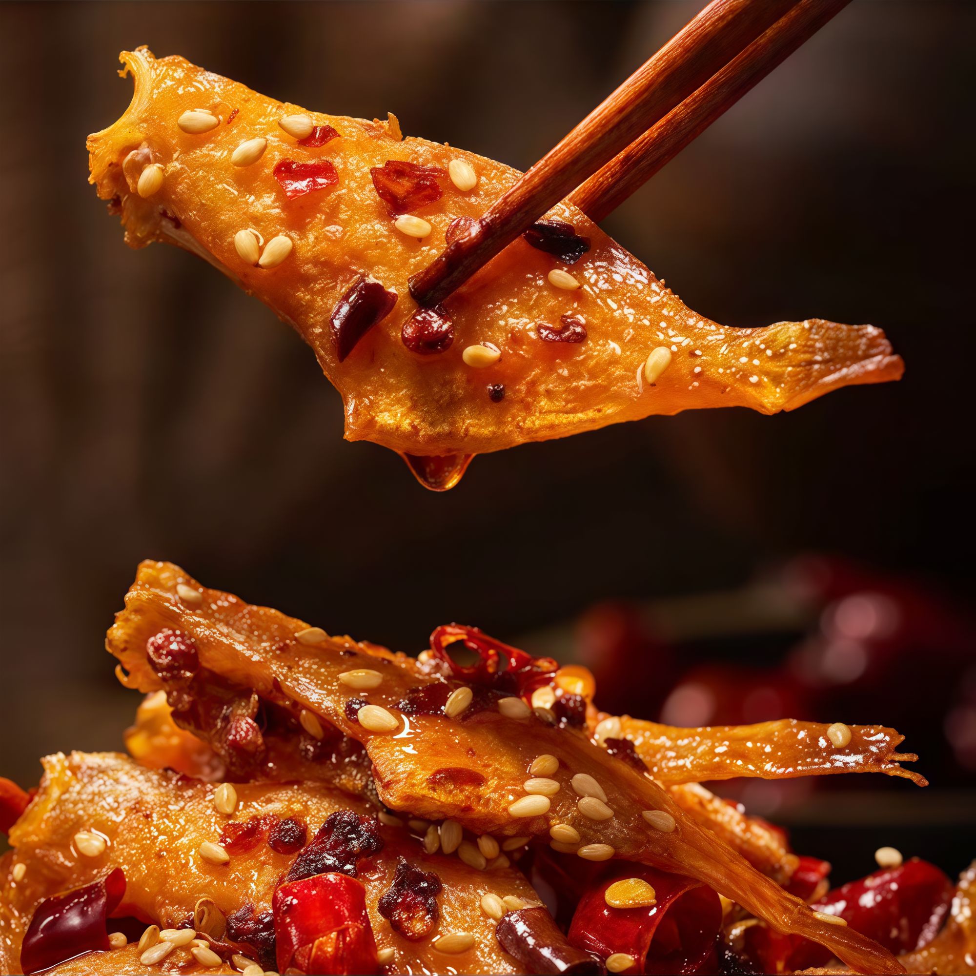 冷吃香辣耗儿鱼开袋即食川渝经典麻辣鲜香特色小吃零食无添加