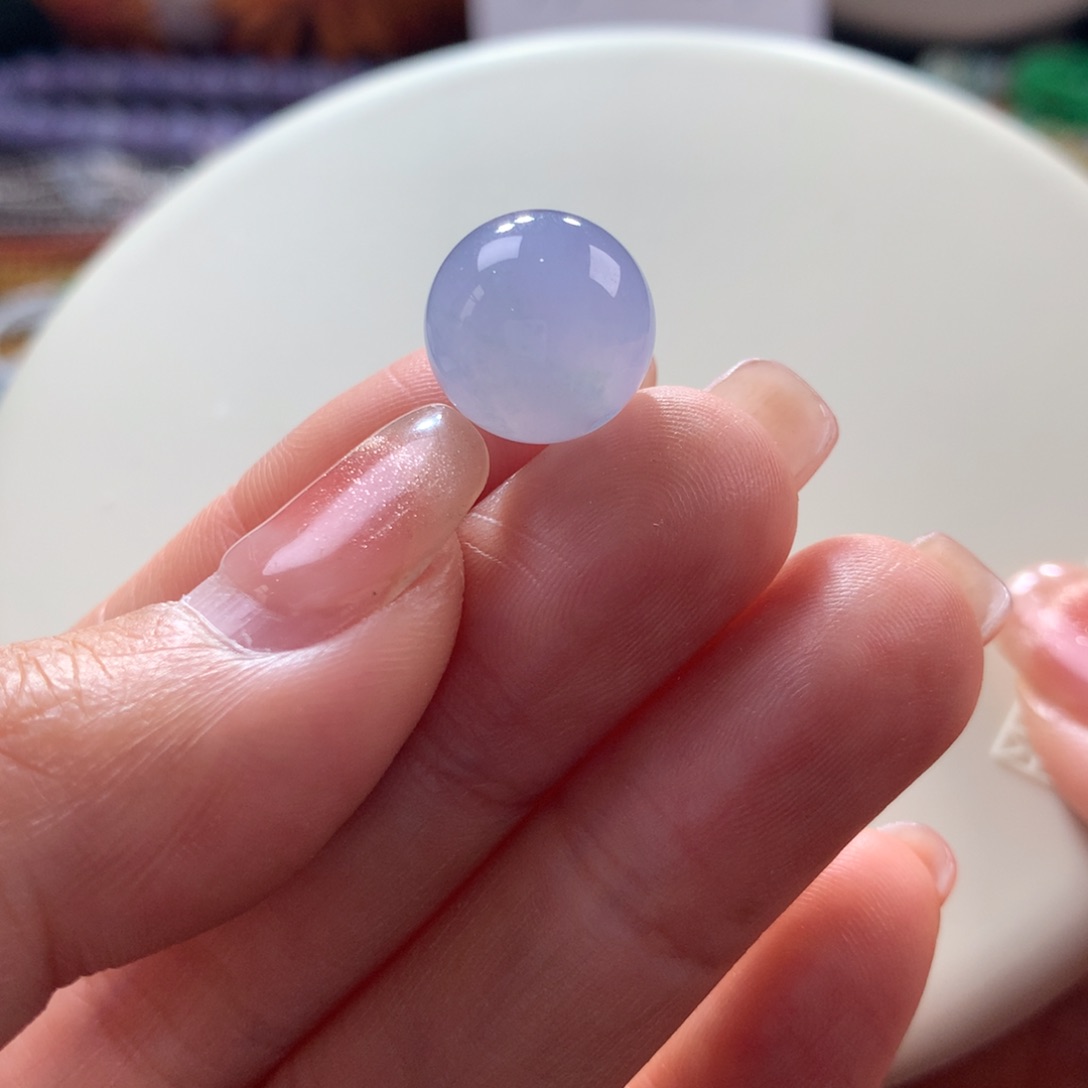 翡翠手链未镶嵌性价比！冰润细腻梦幻紫卡12.68