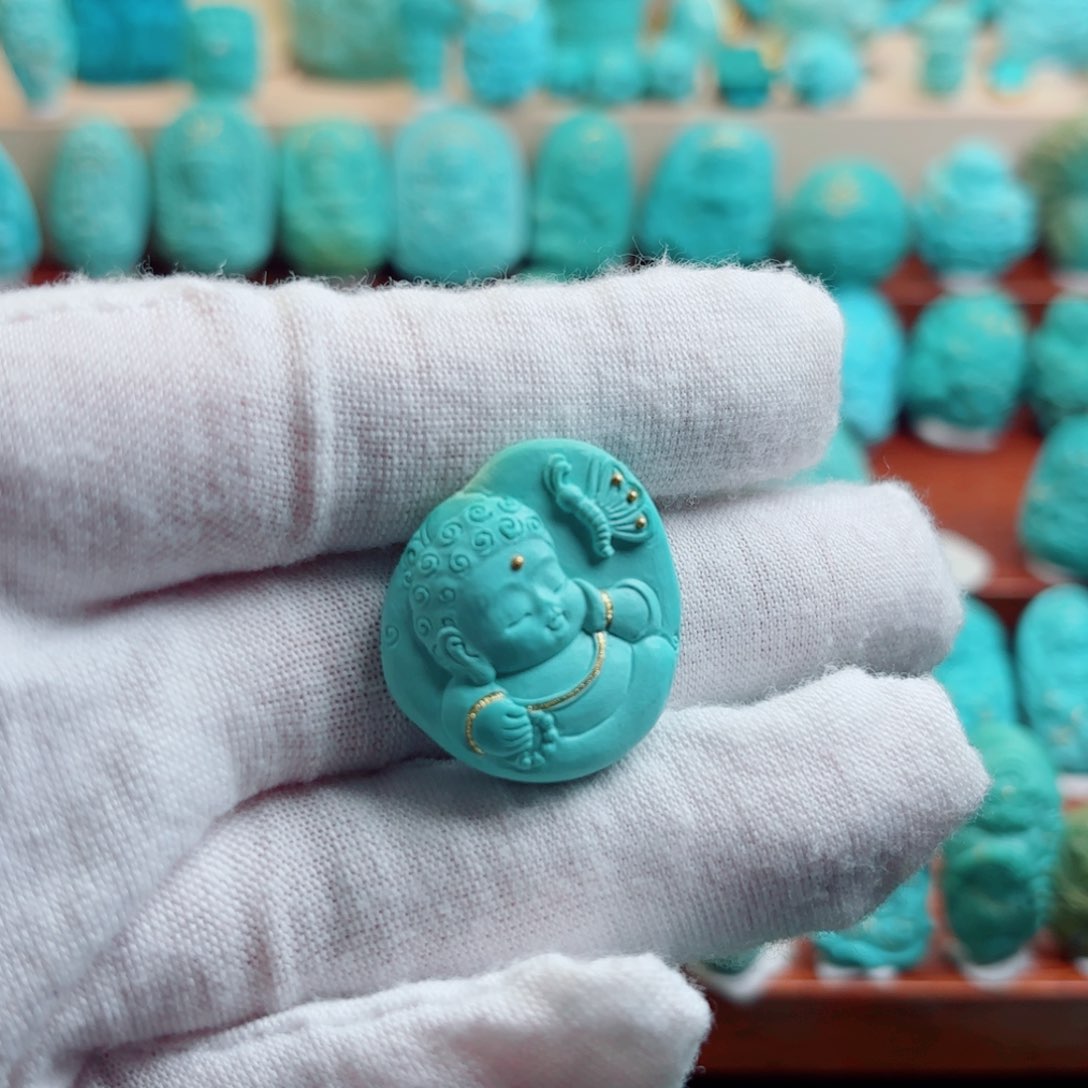 绿松石未镶嵌配饰