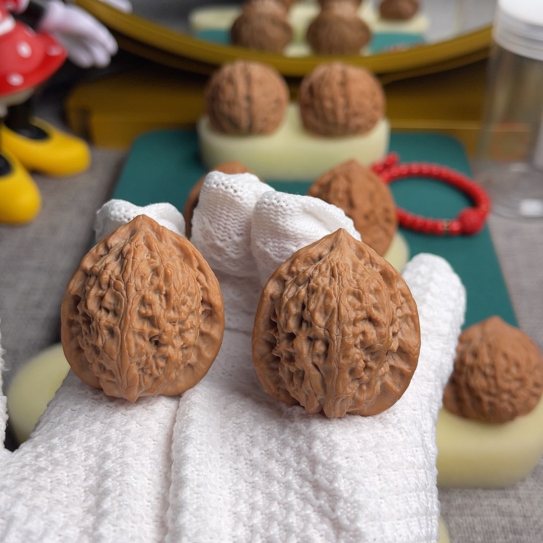 文玩核桃吊坠35寿桃全品