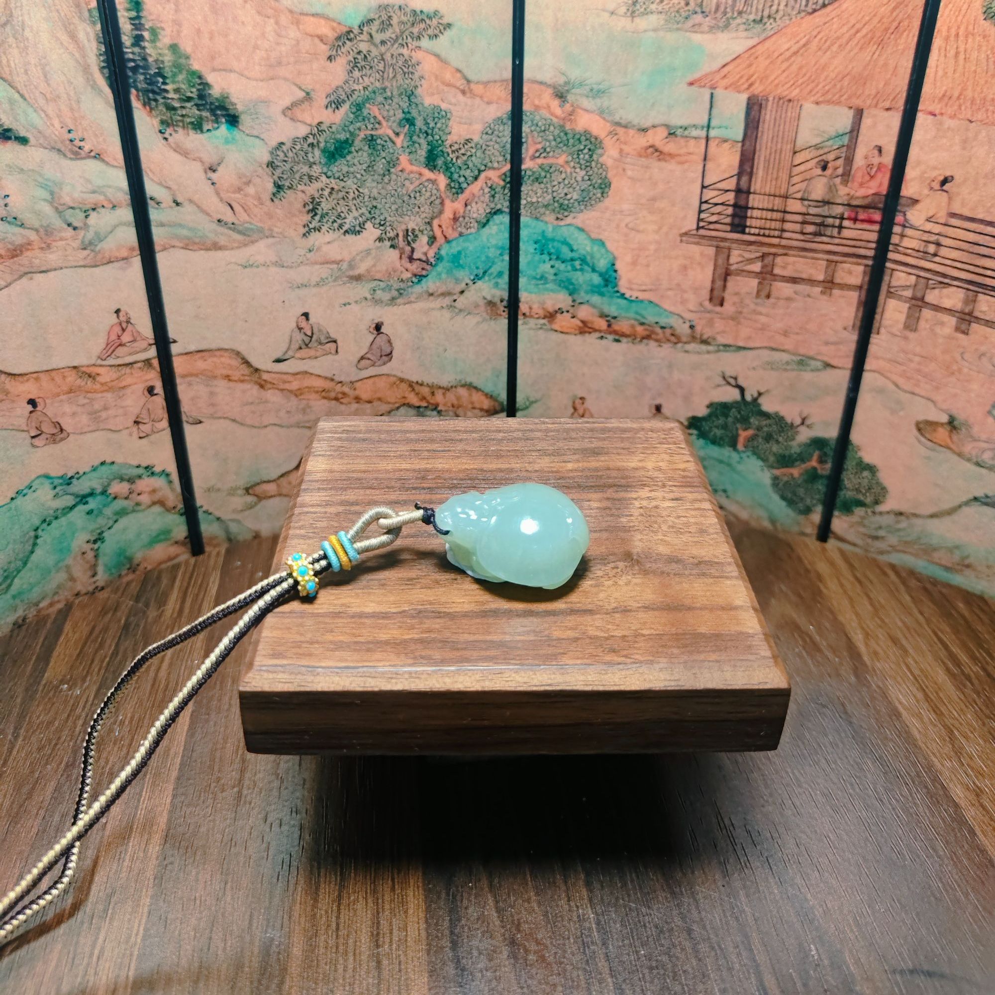W和田玉龙龟吊坠1491