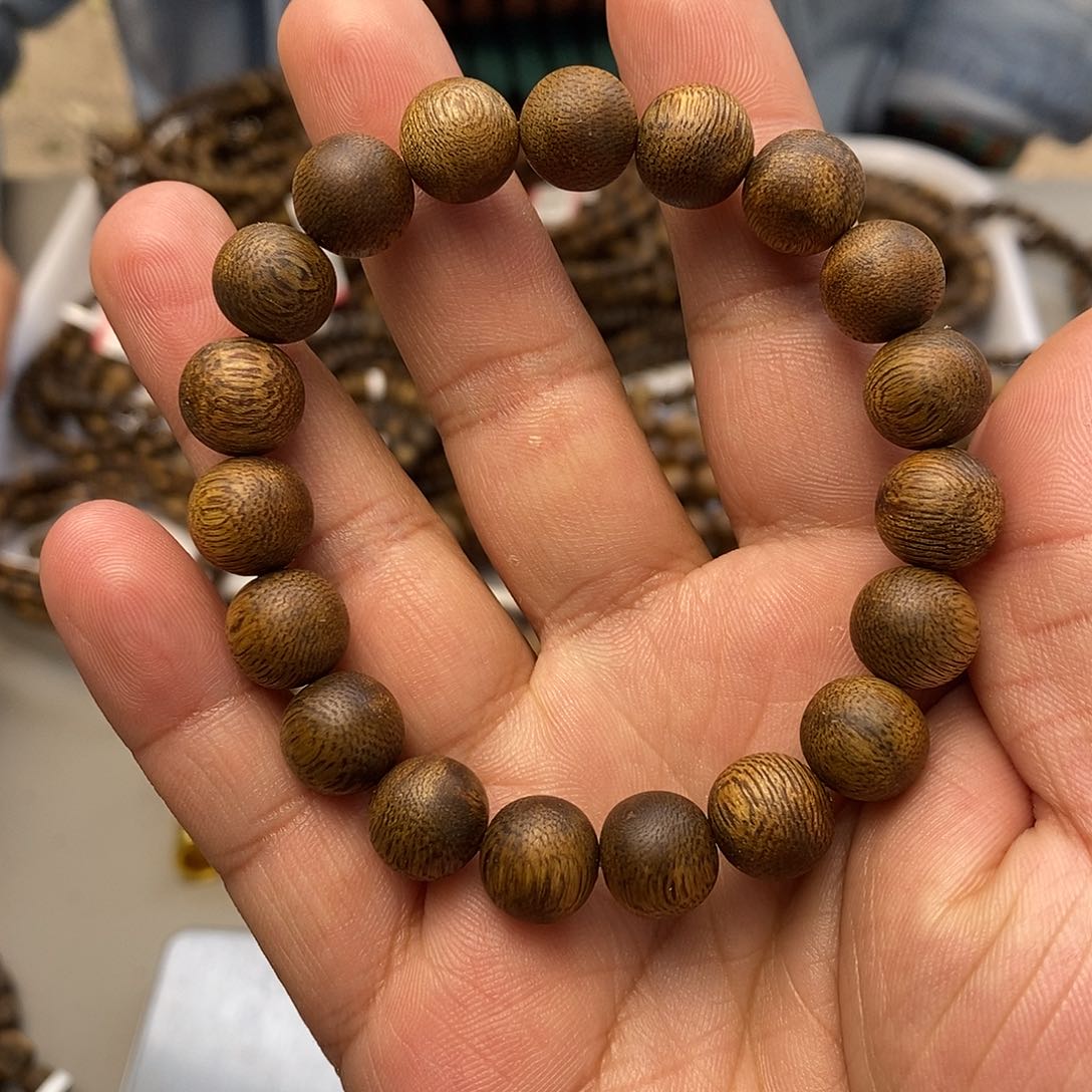 沉香手串圆珠11单圈8克多样性发一