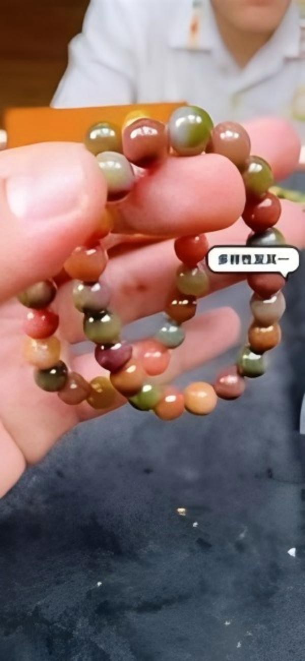 552138T03-3A56-盐源玛瑙手串-19颗-9mm-多样性/发一件