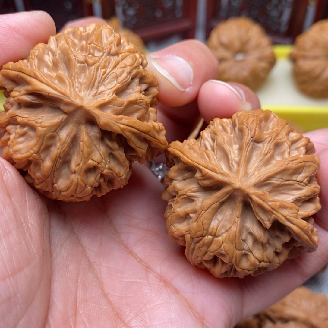 文玩核桃把件全品毕业苹果园43尺