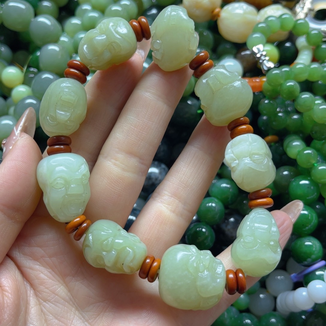 未镶嵌和田玉手串