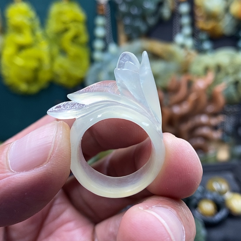 【闪购商品】未镶嵌岫玉戒指