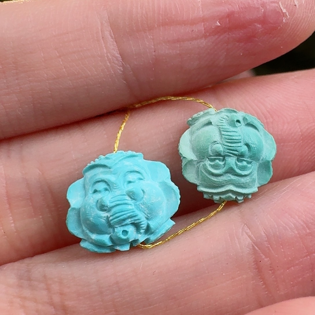 绿松石珠宝奇石未镶嵌