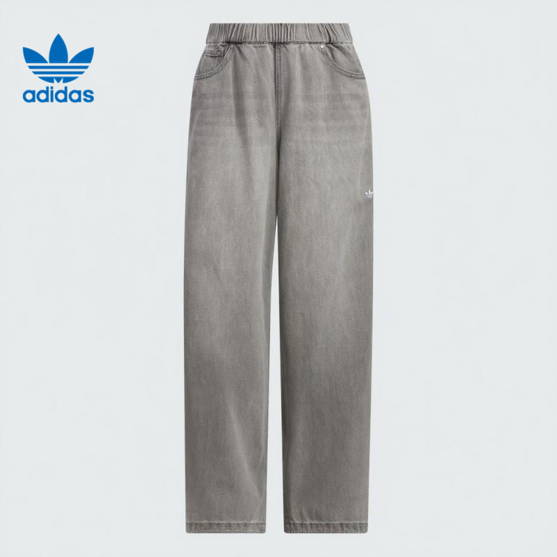 adidas Originals阿迪三叶草女子DENIM PANT牛仔长裤KC5839