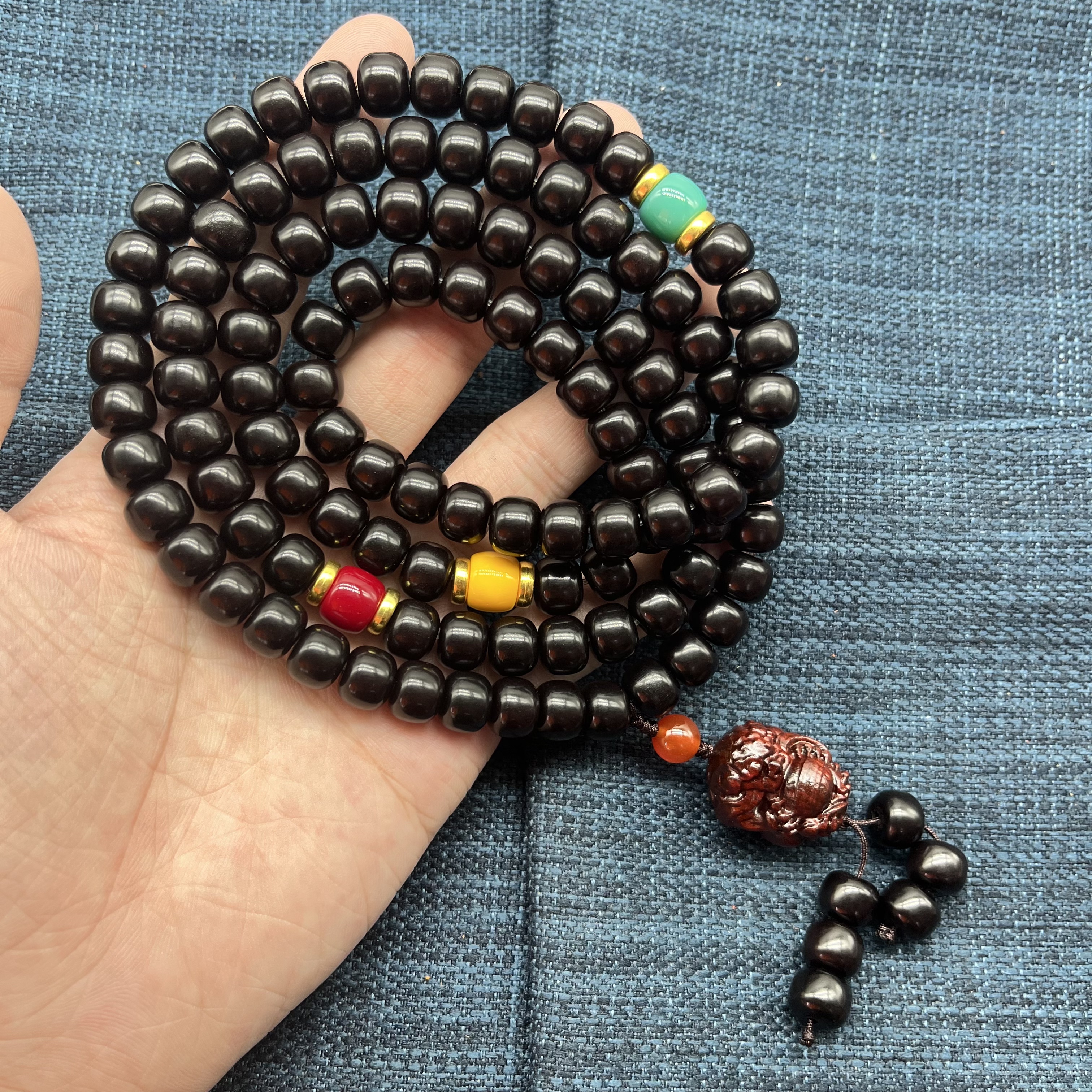 A1 菩提多圈手持卡10X8菩提根 585 （配A1礼盒）