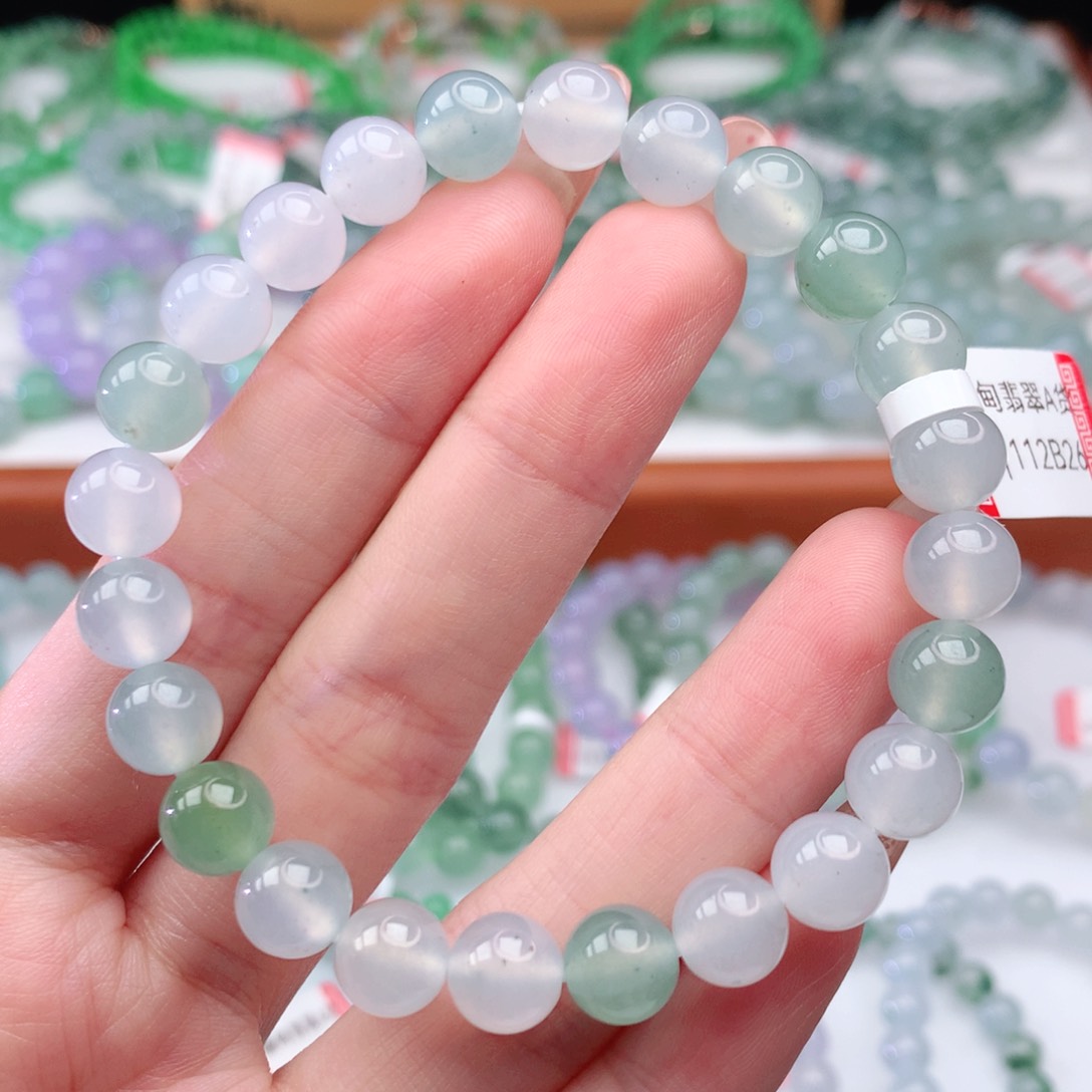 翡翠手链未镶嵌翡翠8mm