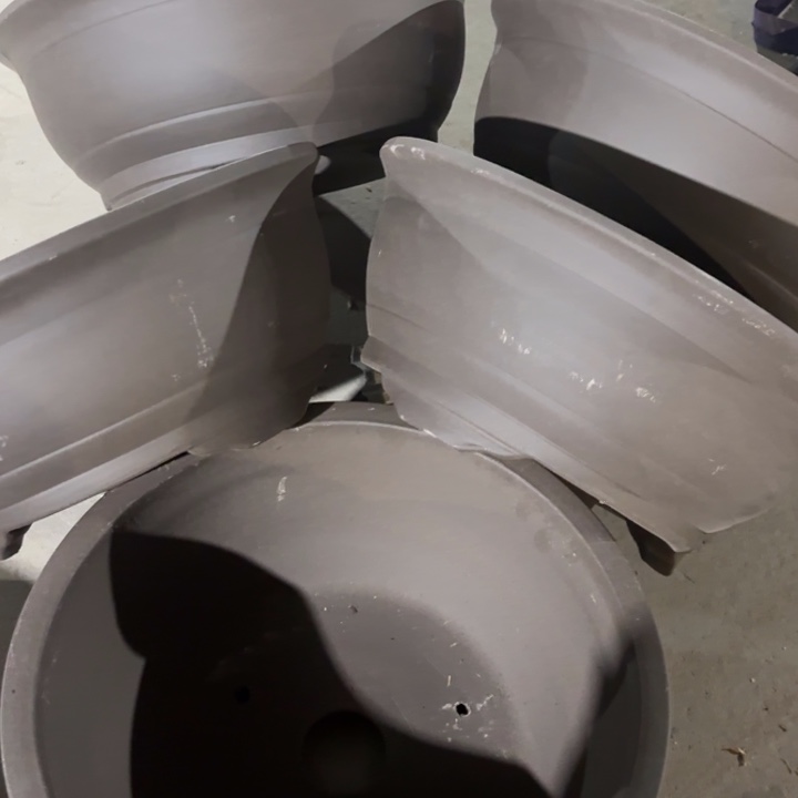 紫砂花盆100-5。          