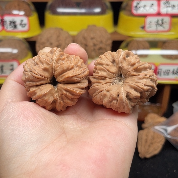 把件文玩核桃5号39尺全品凹底闷墩