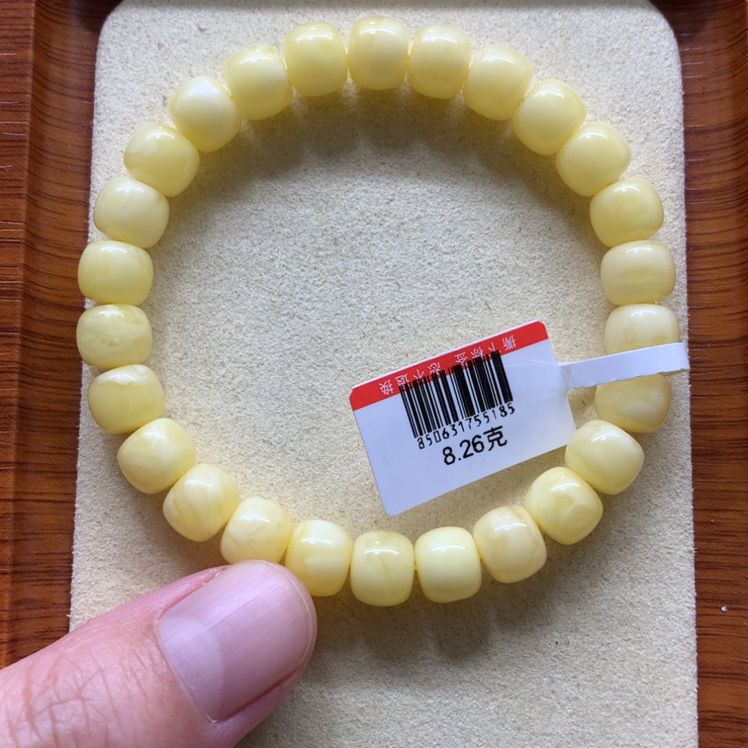 蜜蜡手链未镶嵌蜜蜡